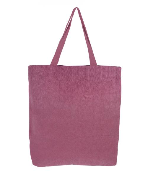 Verarbeitungsbeispiel Kunstleder Marlies, kleingemustert in Fuchsia